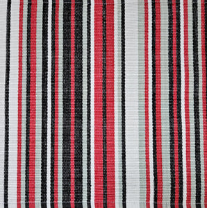 Cabin Cotton Placemat - Red+Black+White+Light Gray