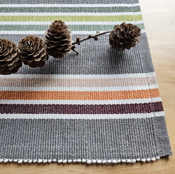 Cabin Cotton Placemat - Multi Colors