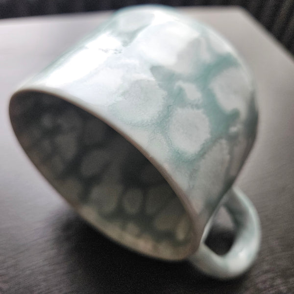 Apollo Ceramic Mug - Turquoise + White Dots