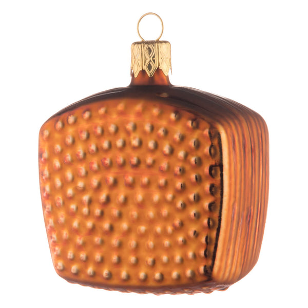 Old Radio Glass Ornament