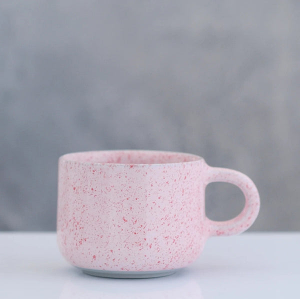 Apollo Ceramic Mug - Pink + Red Dust