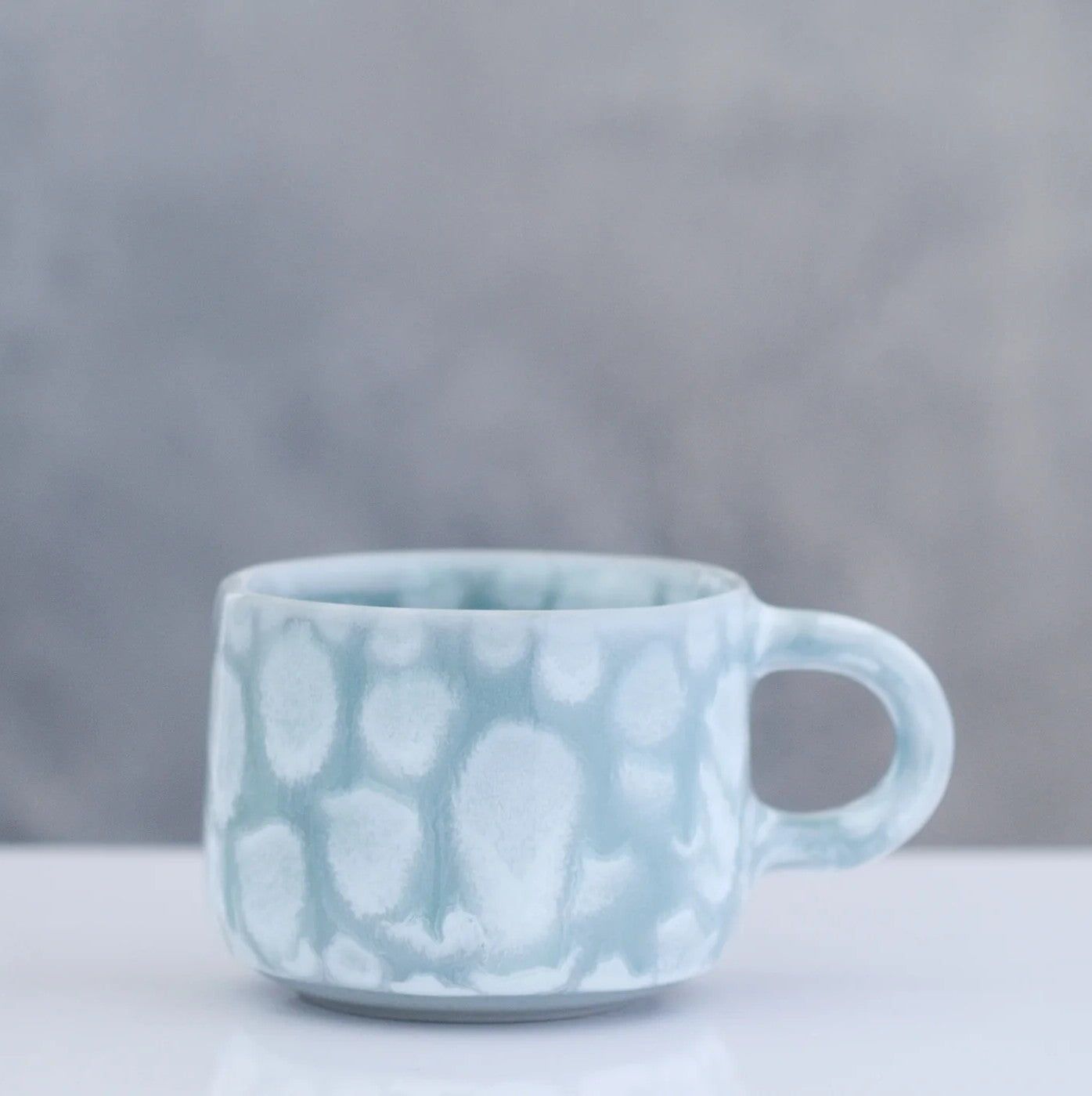 Apollo Ceramic Mug - Turquoise + White Dots