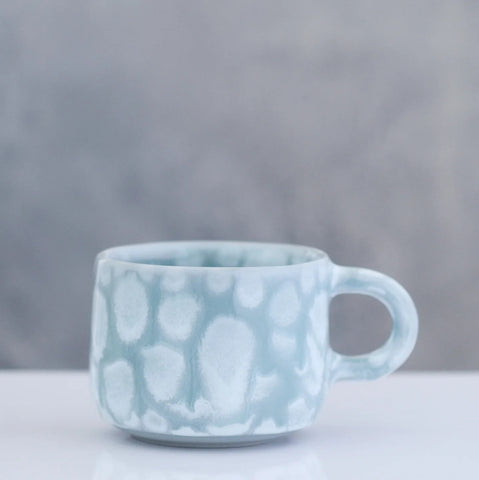 Apollo Ceramic Mug - Turquoise + White Dots