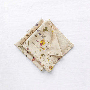 Linen Napkins - Botanical (set of 2)