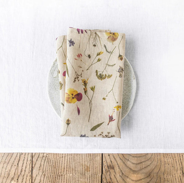 Linen Napkins - Botanical (set of 2)