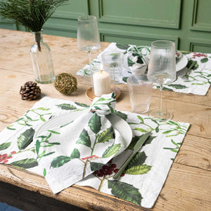 Linen Napkins - HOLIDAY (set of 6)