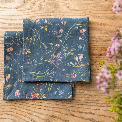 Linen Napkins - Wildflowers (set of 2)