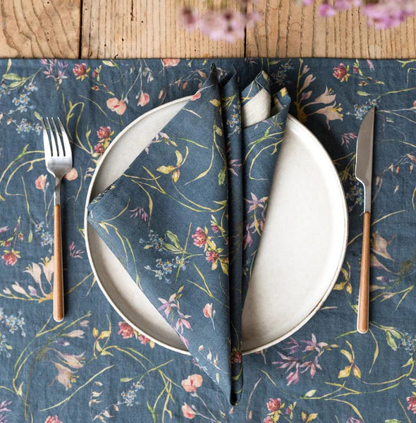 Linen Napkins - Wildflowers (set of 2)