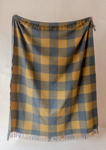 Recycled Wool Buffalo Check Blanket