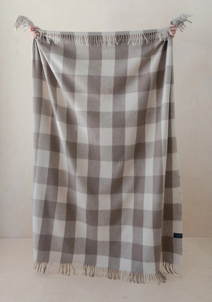 Recycled Wool Buffalo Check Blanket