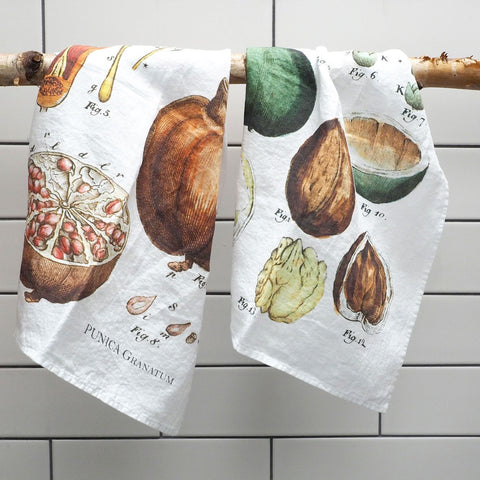 Botanical Linen Kitchen Towels (set of 2)